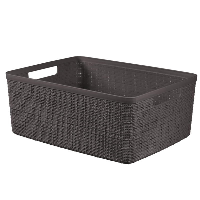 Корзина Jute M 12L 36x28x15cм темно-серая (0801905G44)