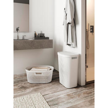 Корзина для белья Infinity Recycled 60л 44х35х60см серая (0804754099)
