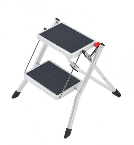 Pakāpienu soliņš salokāms MK60 StandardLine / tērauda / 2 pakāpieni / balts (034310001)
