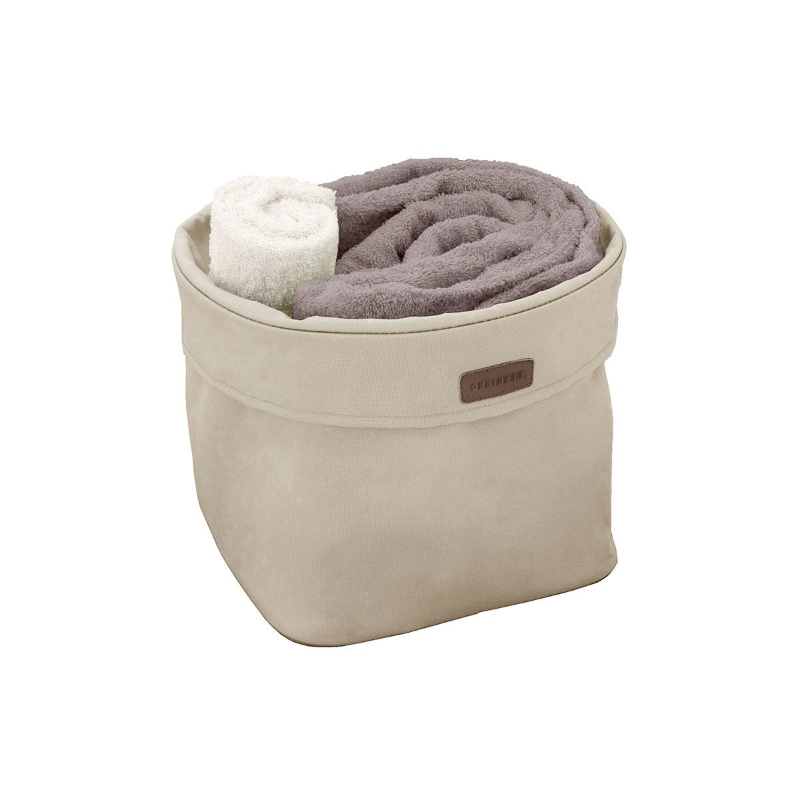 Kaste auduma L 28x28x23cm Ego Ecru (1277024)