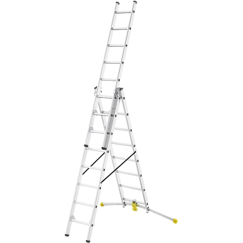 Kāpnes kombinējamās HobbyLOT / alumīnija / 2x8+1x9 pakāpieni (031420507)
