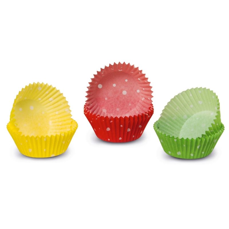 Kēksiņu papīra formiņas 100 gab. krāsainas Easy Bake &Oslash; 4,3 x 2,3 cm (1415751)
