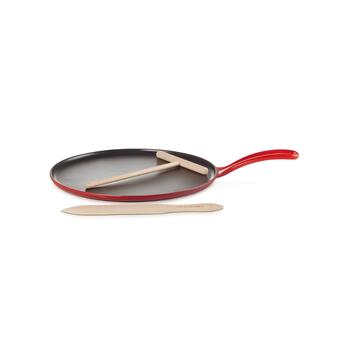 Čuguna pankūku panna Ø27cm sarkana (02723091)