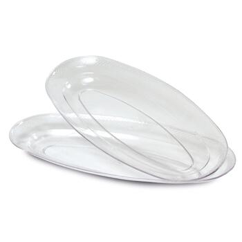 Plastmasas paplātes caurspīdīgas komplekts 2 gab. Easy Bake 46x23cm (1415778)