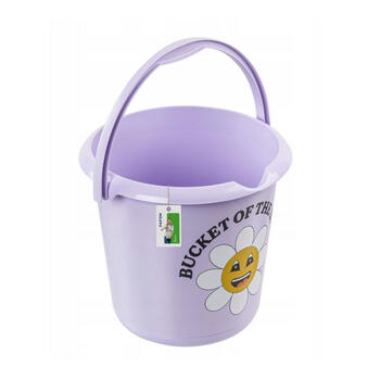 Spainis deko 10L Ilvie "Happy Flower" &Oslash;30x28cm violets (0612600525347)