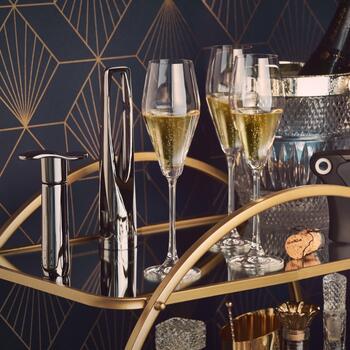 Le Creuset Dzirkstošā vīna korķa ķērājs SW-105 Champagne Cork Catcher 23х5cm melns niķelis (02007508)
