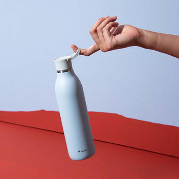 Термо бутылка CityLoop Thermavac eCycle Water Bottle 0.6Л, переработанная из нержавеющей стали / светло-голубая (2710870006)