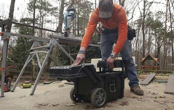 Instrumentu kaste uz riteņiem Cantilever Mobile Cart Job Box 64,6x37,3x41cm (30203037)