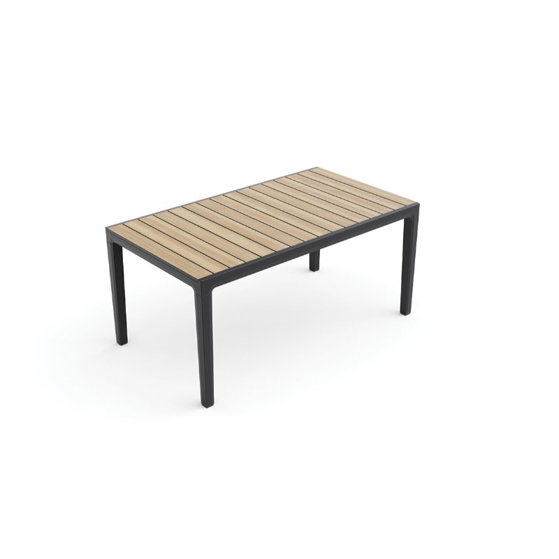 Садовый стол Deco Corale 160, цвет тик/серый (29214783939)