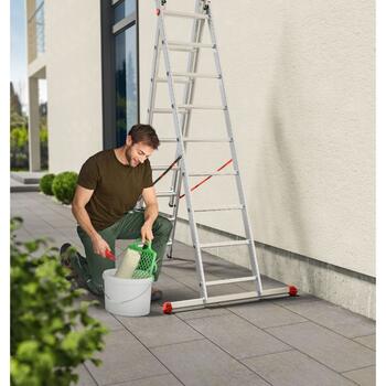 Kāpnes kombinējamās ProfiStep Combi / alumīnija / 3x9 pakāpieni (037309007)