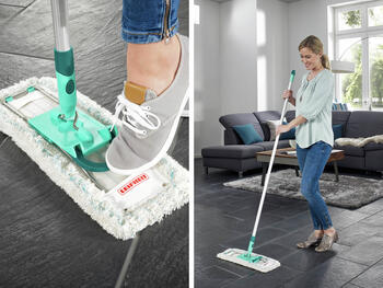 LEIFHEIT Щетка для пола с алюминиевой ручкой Profi XL cotton plus 42см (1055020)