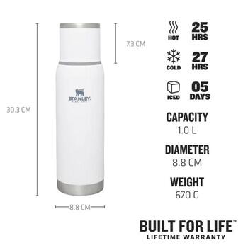 Termoss The Adventure To-Go Bottle 1L balts (2810819058)