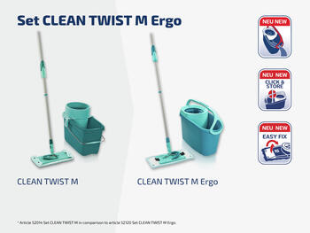 LEIFHEIT Набор для чистки пола Clean Twist M Ergo (1052120)