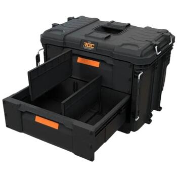 Instrumentu kaste ar 2 atvilktnēm ROC Pro Gear 2 Drawers Unit XL 56,5x37,5x41,3cm (30212781)