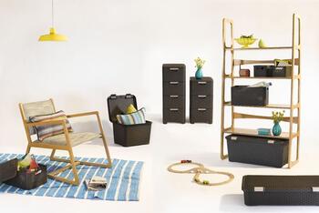 Комод с 4 ящиками Style 33x38x79cм темно-коричневый (0806605210)