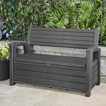Скамейка с отделением для хранения Otter Bench 227L серый (29212485939)