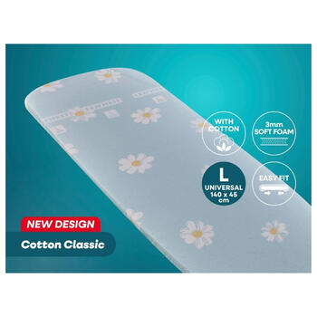 Gludināmā dēļa audums Cotton Classic L/Universal 140x45cm  (1076180)