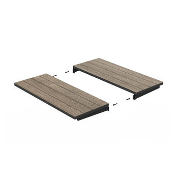 Раздвижной садовый стол Deco Porto Nova Extendable 160-240, цвет ясеня/черный (29214881J56)