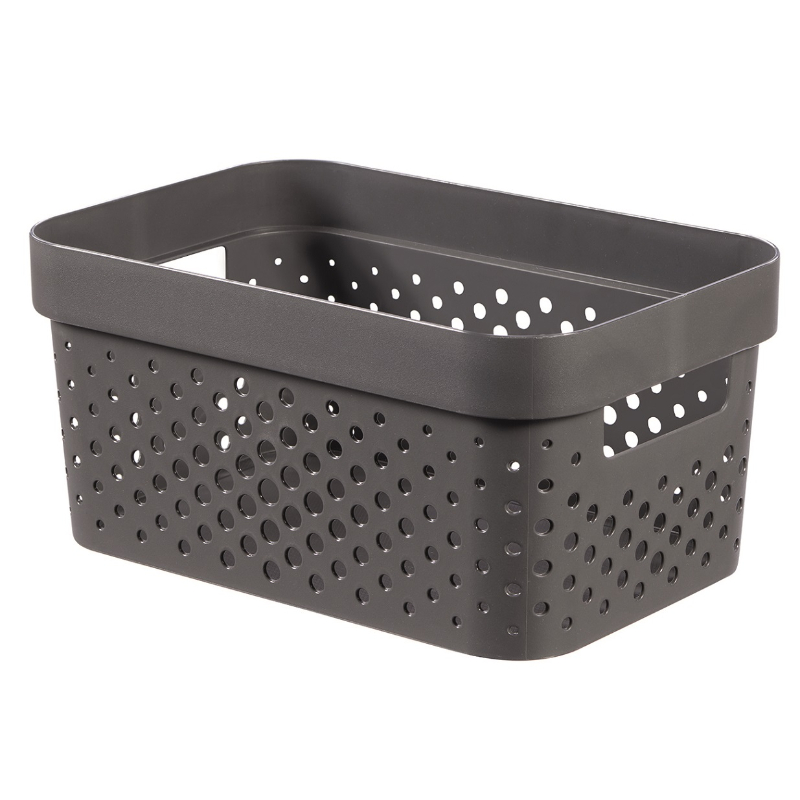 Коробка Infinity Recycled 4,5л 27x19x12см темно-серая (0804747G43)