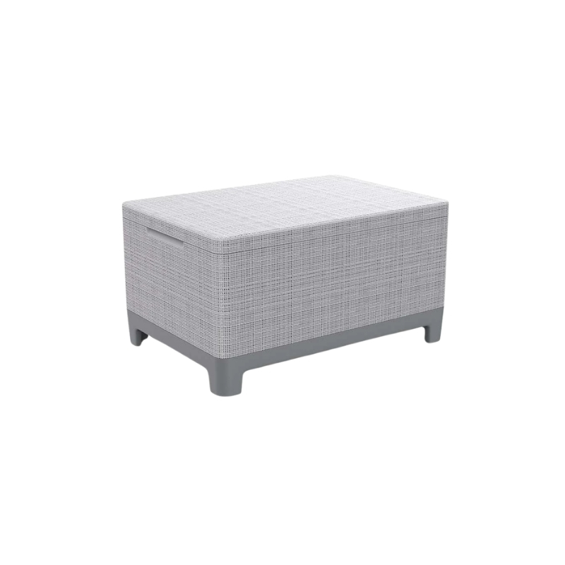 Dārza galdiņš/uzglabāšanas kaste Scandi Storage Table gaiši pelēks/tumša tērauda pelēks (29214803ECN)