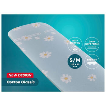 Gludināmā dēļa audums Cotton Classic S/M 125x40cm  (1076179)