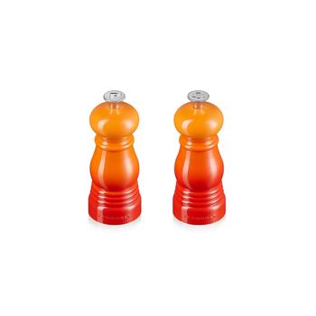 Le Creuset Sāls un piparu dzirnaviņu komplekts 11cm oranžs (02016562)