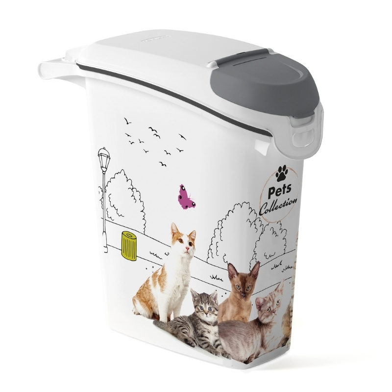 Контейнер для хранения корма Pets Life Dogs 10кг 23л 23,2х49,7х50,3см кот (0803882E26)