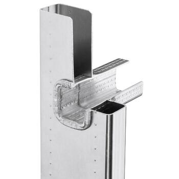 Kāpnes S80 ProfiStep duo / alumīnija / 2x15 pakāpieni (037215007)