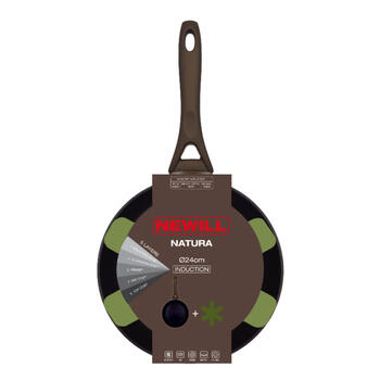 Panna cepšanai Natura Ø24cm indukcijas brūna ar aizsargu (24222111)