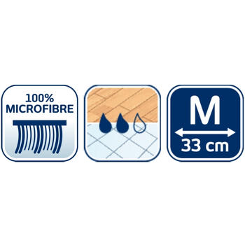 LEIFHEIT Сменные салфетки, 2 шт., микрофибра Clean&Compact M. (1055520)