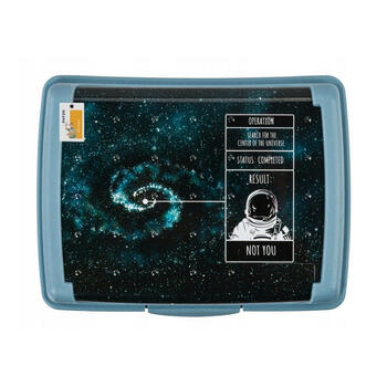 Pārtikas uzglabāšanas trauks deco-click-box midi 1L Carla "Cosmos” 17x13x7cm zils (0610697680340)
