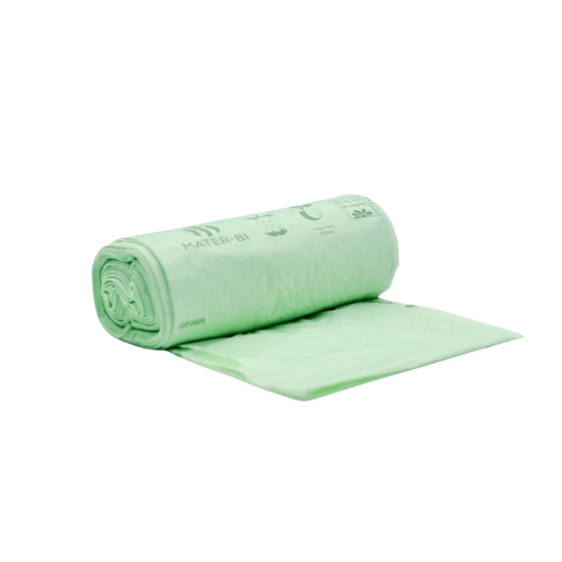 Компостируемые мусорные пакеты BioBag 30л (25 шт. в рулоне) 12мкр. 50х60см зеленые (35187607)