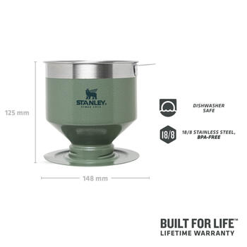 Stanley kafijas pagatavošanas ierīce The Perfect-Brew Pour Over Classic zaļa (2809383002)