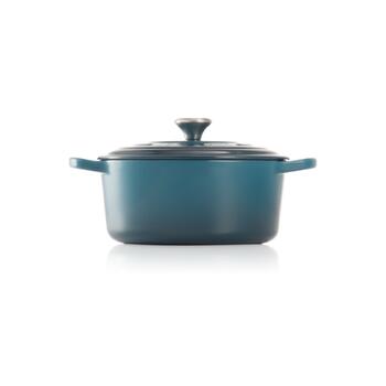 Le Creuset Čuguna katls apaļš &Oslash;24cm / 4,2L zils  (02729468)