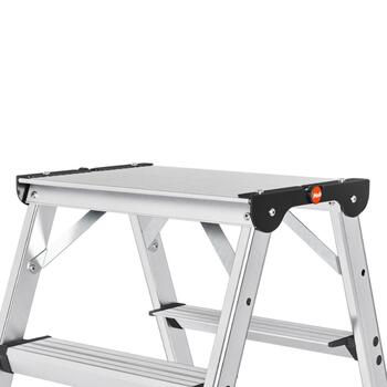 Kāpnes teleskopiskās Master DTL100 / alumīnija / 2x4 - 2x6 pakāpieni (038655107)