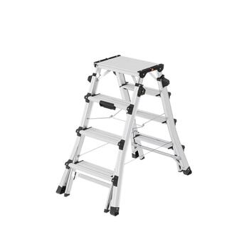 Kāpnes teleskopiskās Master DTL100 / alumīnija / 2x4 - 2x6 pakāpieni (038655107)
