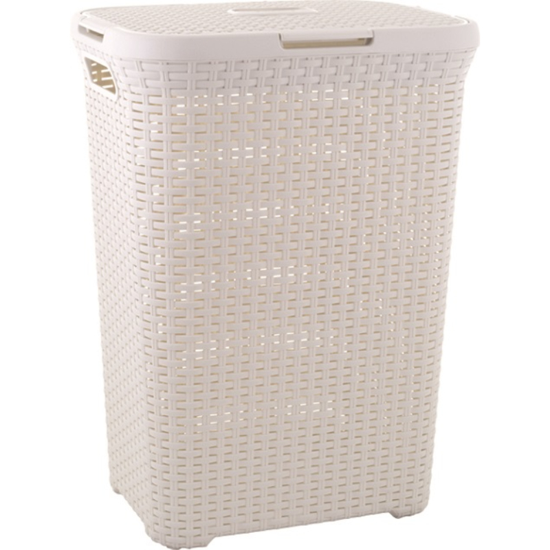 Veļas kaste Style 60L 44,8x34,1x61,5cm krēmkrāsā (0800707885)