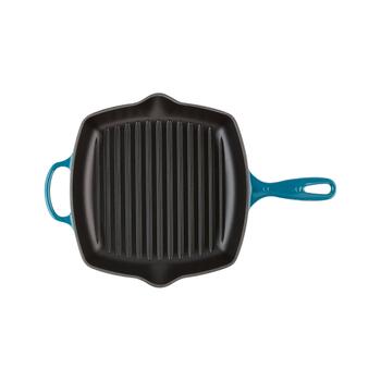 Čuguna grillpanna kvadrātveida 26x26cm zila (02729415)