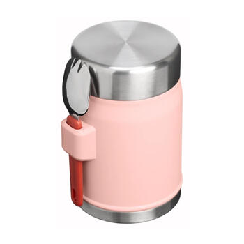 Термос для еды The Legendary Food Jar + Spork 0.4L персиково-розовый (28113530111)