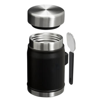 Termoss ēdienu The Legendary Food Jar + Spork 0,4L melns 2.0 (28113530105)