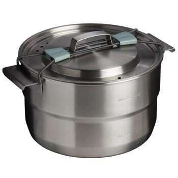 Ēdienu gatavošanas komplekts kempingā Wildfare Core Full Serve Cookset 3,78L zilganpelēks/tumši pelēks (2802479049)