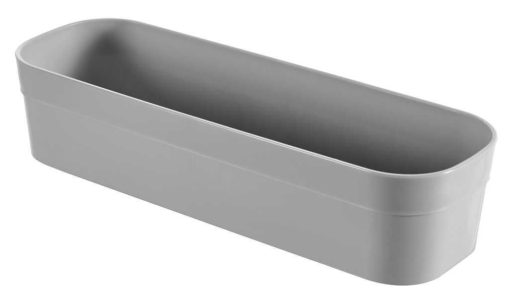 Коробка Infinity из вторсырья 23x8x5 см серая (0801724099)