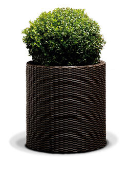 Горшок для цветов Large Cylinder Planter коричневый (29197837590)