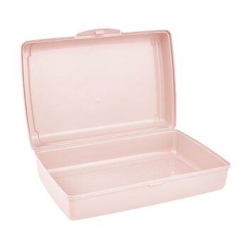 Pārtikas uzglabāšanas trauks click-box maxi 3,7L Luca 30x20x8,5cm rozā (0610695581)