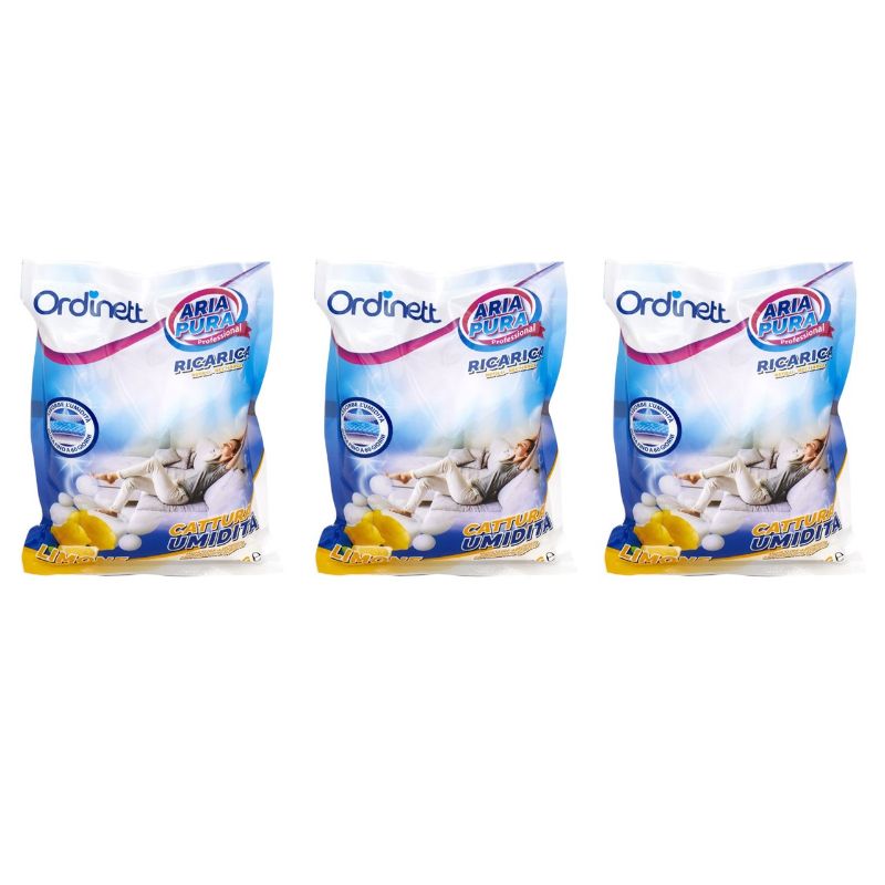 Mitruma absorbētāja papildinājums 3 gab. x 450g citrons (127748006)