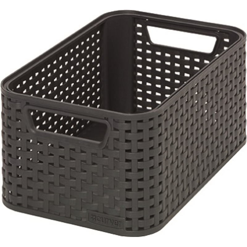 Коробка Style S 28,5x19,4x13cм темно-серая (0803614308)