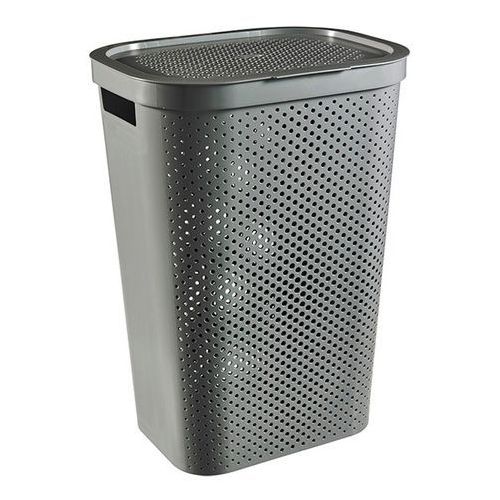 Veļas kaste Infinity Recycled 60L 44x35x60cm tumši pelēka (0804754G43)
