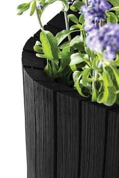 Горшок для цветов Cube Planter M серый (29201220939)