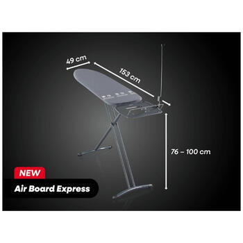 Гладильная доска Air Board Express M, черная, 120x38 см. (1072489)