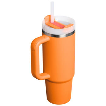 Термокружка с трубочкой The Quencher H2.O FlowState Tumbler 0,89 л, оранжевая (2812551154)